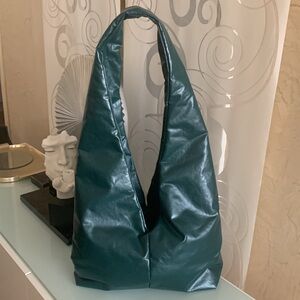 KASSL Edition Anchor Medium oil green crossbody/shoulder bag/purse NWOT